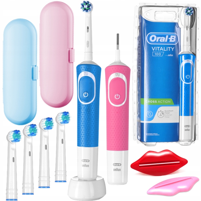 Набір з 2 електричних зубних щіток Oral-B Vitality