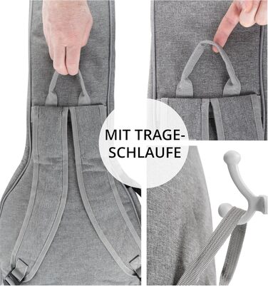 Чохол для гітари Shaman WGB-115 GY Premium-Line - Водовідштовхуючий, міцний, з рюкзак-переноскою та кишенею для аксесуарів