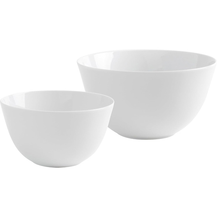 KAHLA 1UB168A9001UC BBQ Bowl Set 2-piece | White porcelain bowl set