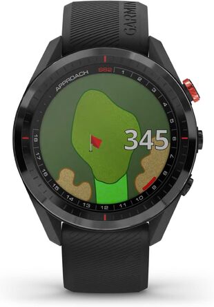 Годинник GPS Garmin Approach S62, чорний - гольф навігатор з інтегрованим віртуальним каді та картографією