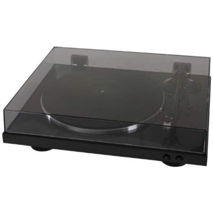 Програвач вінілу Denon DP-300F Premium (чорний) з автоматичним керуванням та вбудованим фонокоректором