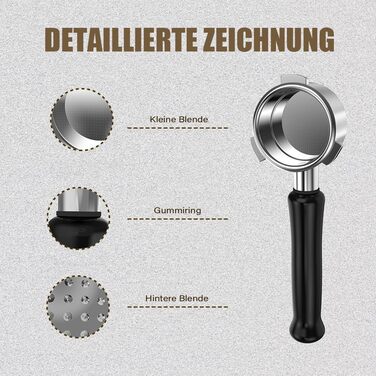 KYONANO Bottomless Portafilter 54mm | Bottomless Portafilter 54mm | Portafilter Compatible with Breville Espresso Machines 870/878/880