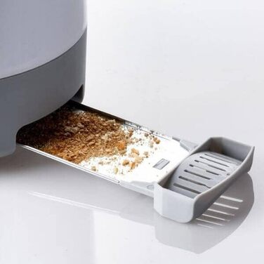 Тостер Ariete 159 Toastime з 2-ма відділеннями, з пружинним захватом, розморожування та підігріву, 700 Вт, нержавіюча сталь, білий