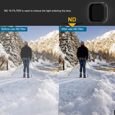 Фільтри для GoPro Hero 13: Набір ND/CPL для підводної зйомки (4 шт.)