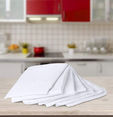SIMPLI-MAGIC Dish Towels Mehlsack Handtücher, Kitchen Towels, Dishcloths, Cotton, White/Opulent Garden, 24
