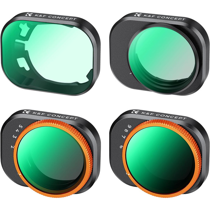 Набір фільтрів K&F Concept Mini 4 Pro: ND, CPL, UV - 6 шт. (ND2-32, ND32-512, CPL, UV) для DJI Mini 4 Pro