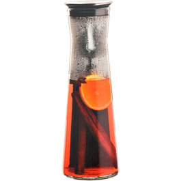 Bohemia Cristal 093 006 103 SIMAX Carafe approx. 1100 ml made of heat-resistant borosilicate glass with a practical stainless steel spout 