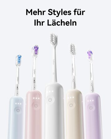 Laifen Wave Electric Toothbrush - Oscillating & Vibrating Sonic Toothbrush for Adults with 3 Brush Heads, IPX7 Waterproof, Magnetic Rechargeable Travel Toothbrush (ABS Pink)
