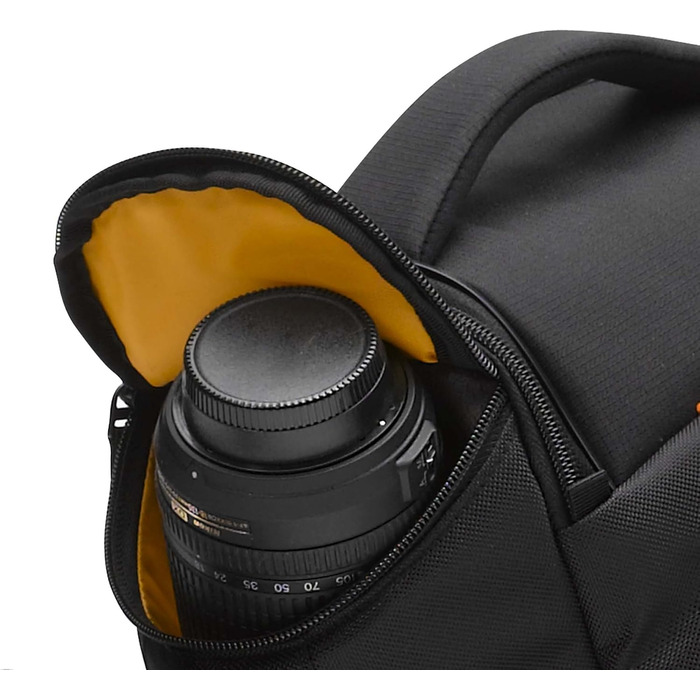 Сумка для камери Case Logic SLRC-200 Black (S) - чорна, з Hammock System та жорстким дном (для дзеркальних фотоапаратів)