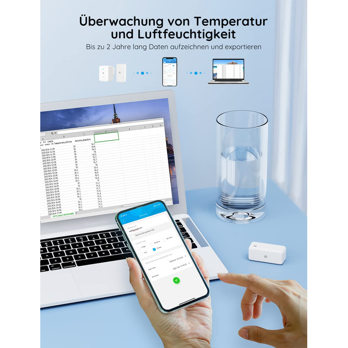 GoveeLife WiFi Hygrometer Thermometer Indoor 3 Pack, Smart Temperature and Humidity Monitor with App Notification and Data Storage, suitable for Greenhouse, Wine Cellar