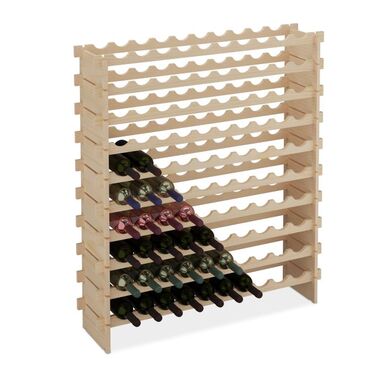 Relaxdays Expandable Wine Rack for Bottles