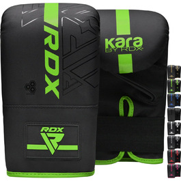 Боксерські рукавички RDX для кікбоксингу, муай-тай, MMA та спарингу, шкіра Maya Hide, зелені
