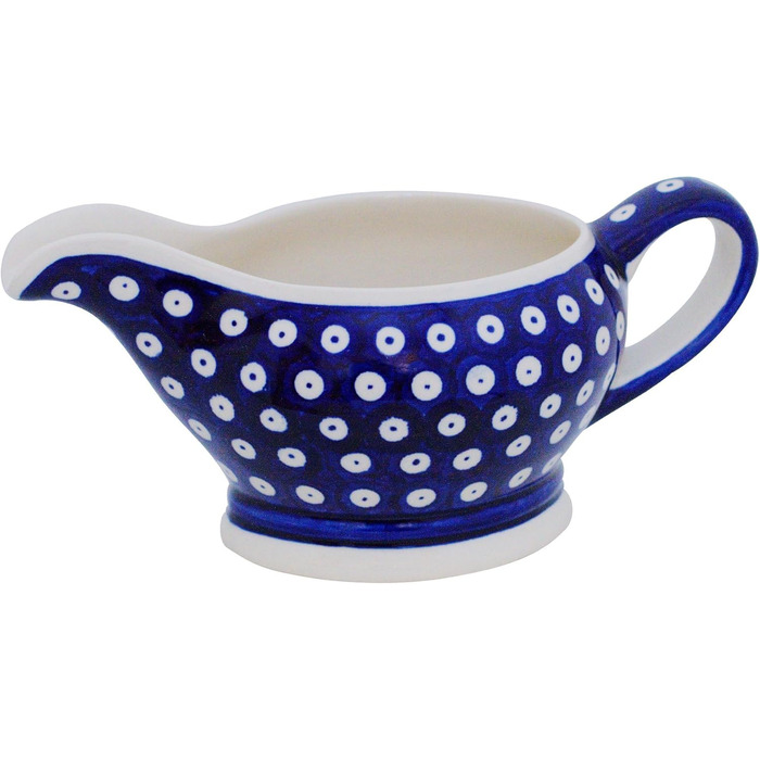 Original Bunzlauer Ceramics Sauce Boat/Sauce Bowl, 0.45 Liters, in Decor 42