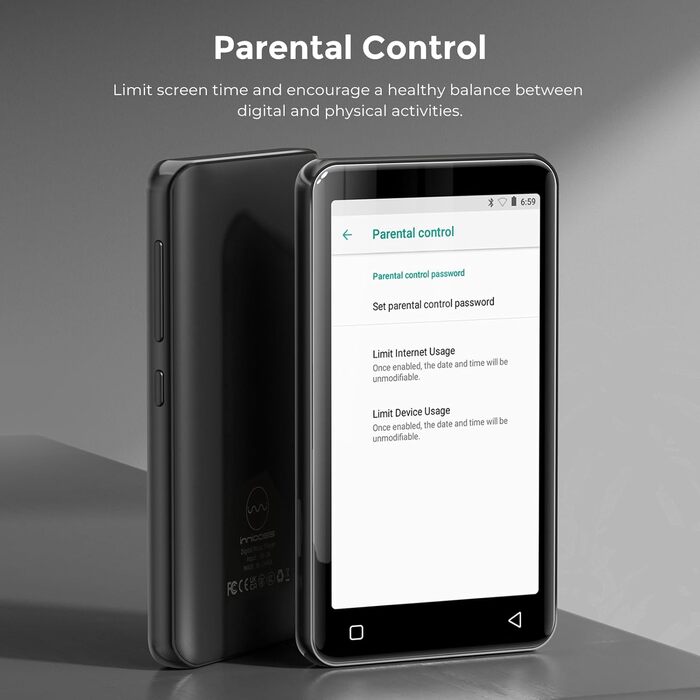 MP3-плеєр Innoasis 80GB з Bluetooth та Wi-Fi, 4