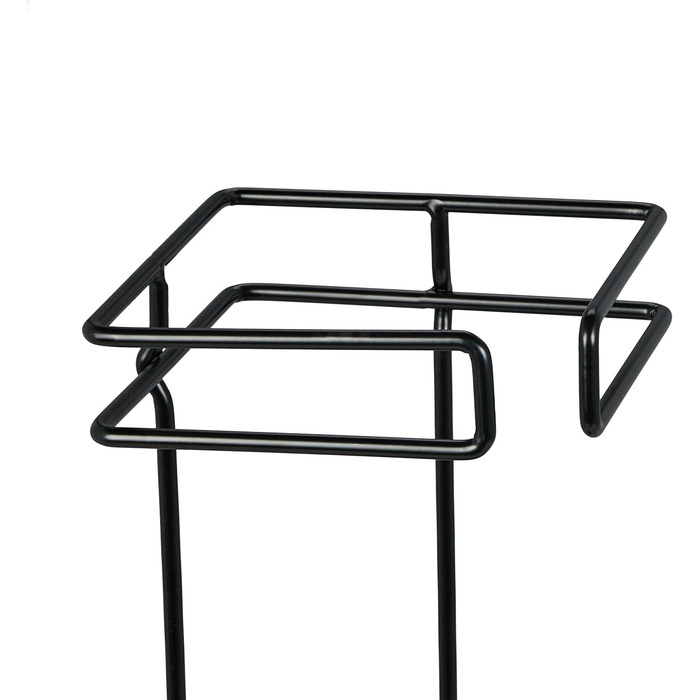 Підставка для парасоль під Relaxdays, металева, чорна, 52,5 x 13,5 x 13,5 см