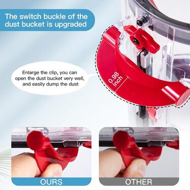 Прозорий контейнер для пилу SQLJYU для пилососів Dyson V10, SV12, SV13, SV27 - замінна частина