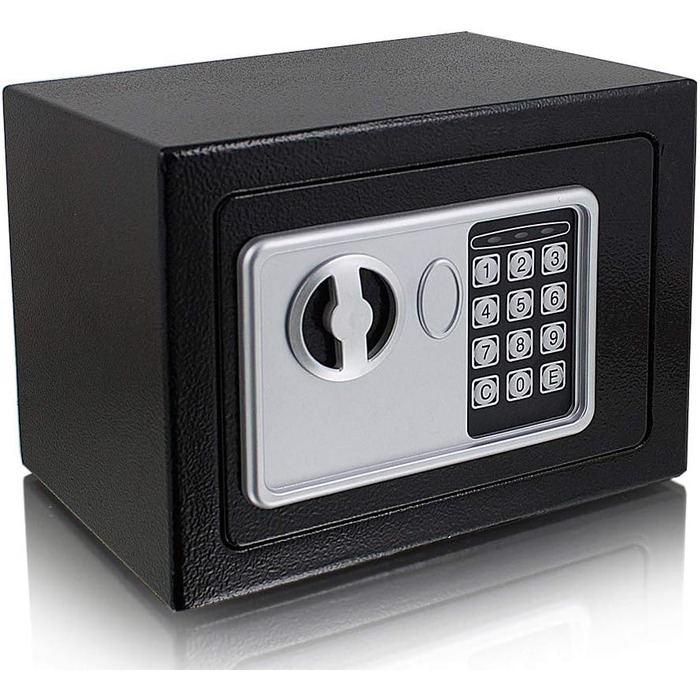 Електронний мінісейф Safe Tresor для стін, меблів, готелів (чорний)