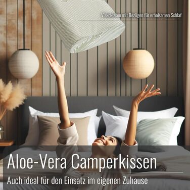 Black Forest Fox Camper Plaid Memory Foam Pillow Set with Orthopedic Neck Support, 1 Aloe Vera Cover & 1 Cotton Pillowcase, Grey | Oeko-TEX (Campovolo-Grey, Aloe-Vera Memory Foam Pillow & Grey Cover 30 x 50)