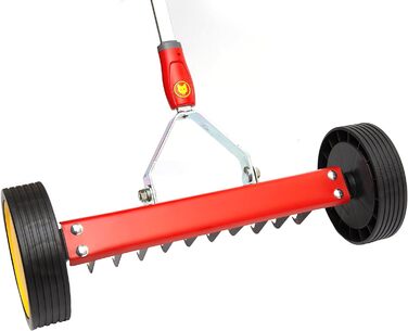 Вертикутерний валик WOLF Garten multi-star UR-M3, аератор для газону, ручний, 30 см