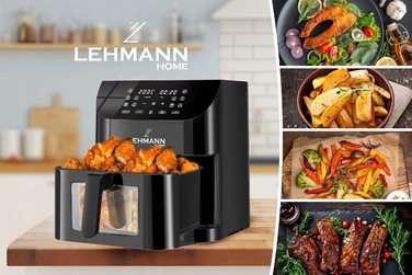 Аерофритюрниця Lehmann LHODF-1880E, 1800 Вт, 8 л