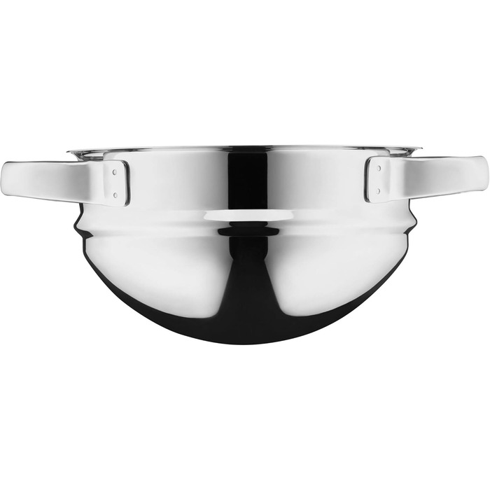 WMF Compact Cuisine Water Bath Bowl 16.5 cm, Stackable, Mixing Bowl for Water Bath, Cromargan Stainless Steel Bowl Polished, Dishwasher Safe
