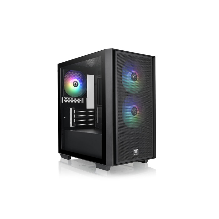 Корпус Thermaltake Versa H16 TG ARGB - Мікро-ATX, Чорний