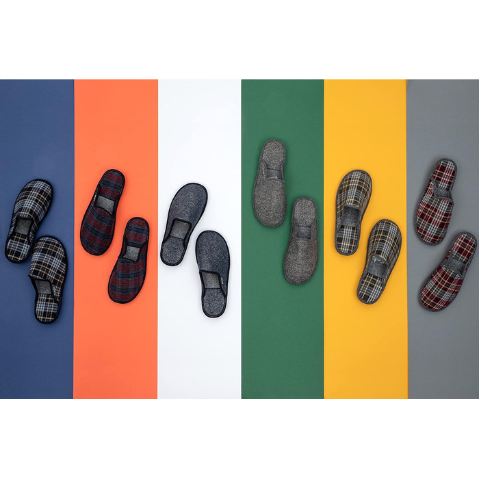 Чоловічі халати ESTRO F17 Jeans 43 EU з антиковзкою підошвою Memory Foam