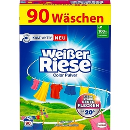 Пральний порошок Weisser Riese Color для кольорових речей, 4,5 кг (90 прань), Німеччина