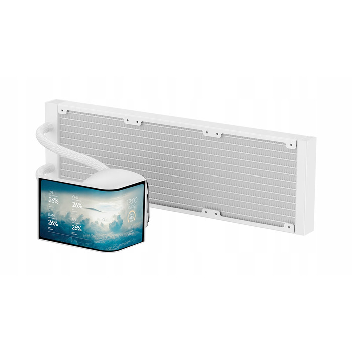 Рідинне охолодження процесора Krux HydroArc 360 White