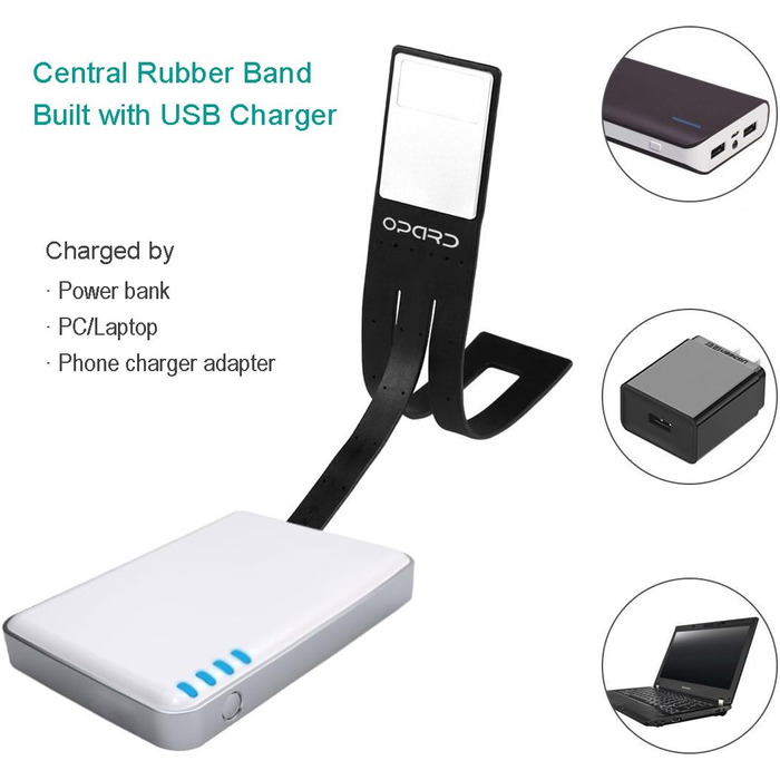 LED лампа для читання Opard: регульована, портативна, для Kindle, майстрів, студентів