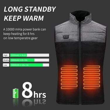 Обогревна жилетка для чоловіків USB, унісекс, тепла електрична жилетка для жінок, жилетка з підігрівом, обігрівальна жилетка, жилетка з пухом