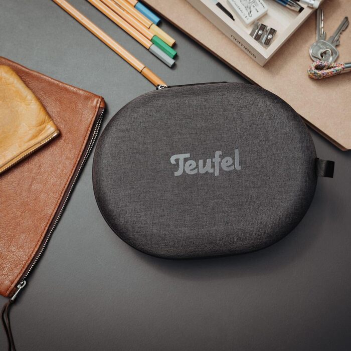 Бездротові Bluetooth-навушники Teufel REAL Blue NC 3 Over-Ear з активним шумозаглушенням ANC, Night Black