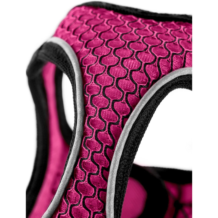 Нашийник для собак HUNTER HILO COMFORT, блакитний, розмір XS-S, легкий, з сітчастого матеріалу, для собак маленьких та середніх порід, з відбиваючими елементами, сучасний дизайн