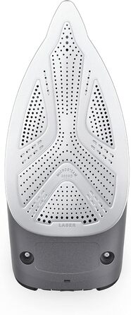 Rowenta DW7320 Everlast Anticalc Steam Iron | 2700 Watts | 45 g/min continuous steam output | 220 g/min steam boost | Drip stop | Antiscale system | 300 ml water tank | Black/Blue 220g/min steam boost - 400 steam vents