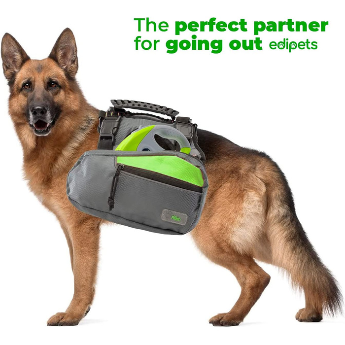 Hundeleine Edipets висувна та втягувана, 5 м, 8 м, для собак маленьких, середніх та великих порід, для тренувань та прогулянок (зелена)