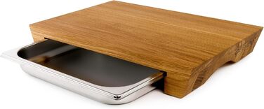 Cutting board with drip tray 