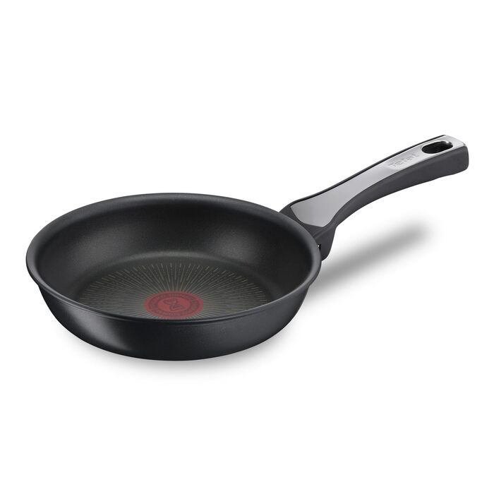Сковорода Tefal Unlimited On 20 см, алюмінієва з антипригарним покриттям, індукція, з індикатором температури, виготовлено у Франції
