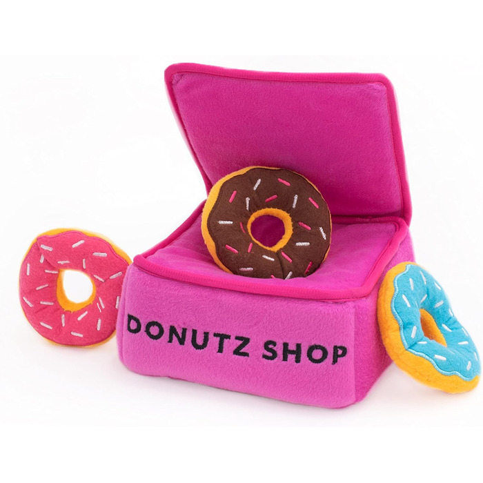 Іграшка для собак Zippy - Відро з куркою, інтерактивна, Donutz Box