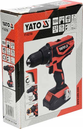Акумуляторна шуруповерт Yato 18 V YT-82780