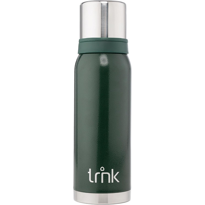 Термос Outdoor Arktis 2 - 1200 мл, нержавіюча сталь, BPA-free, 32 год, 2 стаканчики, для активного відпочинку, зелений