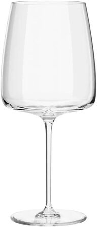 Набір келихів Krosno для білого, рожевого вина та Prosecco, 4 шт., об'єм 650/480 мл, сучасна колекція, ідеально для дому, ресторану та кухні, можна мити в посудомийній машині