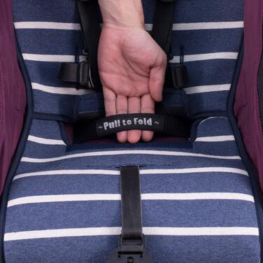 Дитяча сидіння-підкладка JYOKO KIDS для візків Joolz і Baby Jogger City Mini/GT2/Zip/Tour, 100% бавовна, смугаста