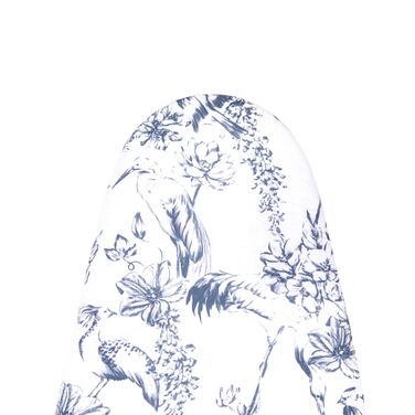 Чохол для прасувальної дошки Umiin, 115 x 35 см, бавовняний верх, 6 мм повстяна підкладка, принт 'Квіти та птахи'