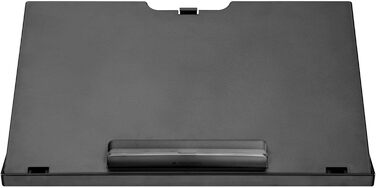 Підставка для ноутбука Navaris з пластику - для ліжка, дивана, планшета. Регульована підставка для ноутбука та планшета, 37,6x28x5,8 см, чорна