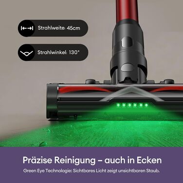 Бездротовий акумуляторний пилосос Ultenic 55000Pa/600W, 80хв, 1.6л, з Multi-Циклон фільтрацією, сенсорним екраном, антизаплутана щітка, док-станція, для шерсті тварин/килимів/твердих підлог, червоний