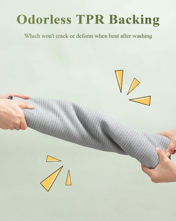 Килимок для дому чорного кольору 50 x 80 см, вологостійкий, антиковзаючий. Підходить для входу, коридору, саду, дому, тварин.