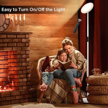 LED-стельова лампа PreeOtti для вітальні з димуванням, 36W, з пультом дистанційного керування та сенсорним керуванням, 3 колірні температури, регулювання інтенсивності світла, чорний колір