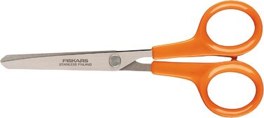 Ножиці Fiskars Classic для хобі, 13 см, для правшів і лівшів, нержавіюча сталь, пластикові ручки, помаранчеві