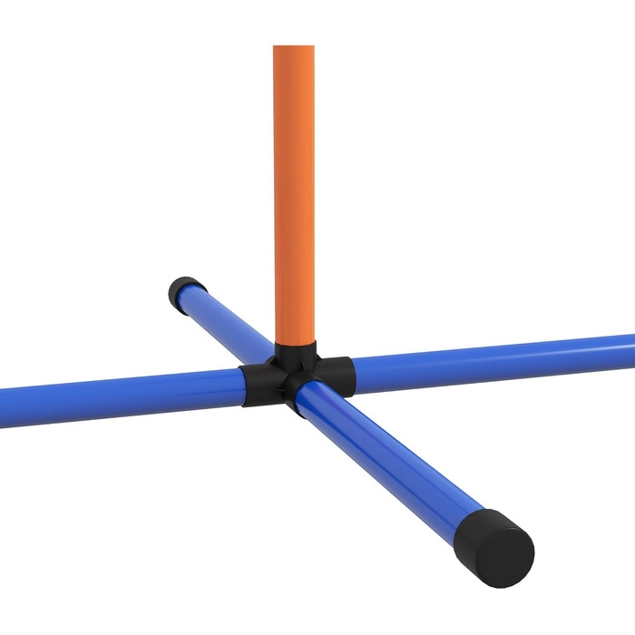 Набір для аджиліті PawHut для собак, 8 предметів, для вулиці, з тканинними стовпчиками, регульоване кільце для стрибків, бар'єри, зона відпочинку, тенісні м'ячі, свисток, шорти для тренувань