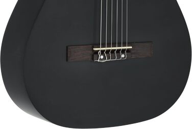 Кітара класична Juan Miguel Navarrez, 4/4, чорна, стартовий набір (сумка, медіатор, книга з CD, тюнер)